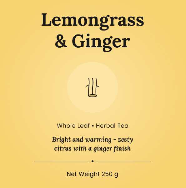 LLTC Lemongrass & Ginger Loose Leaf Tea 250g