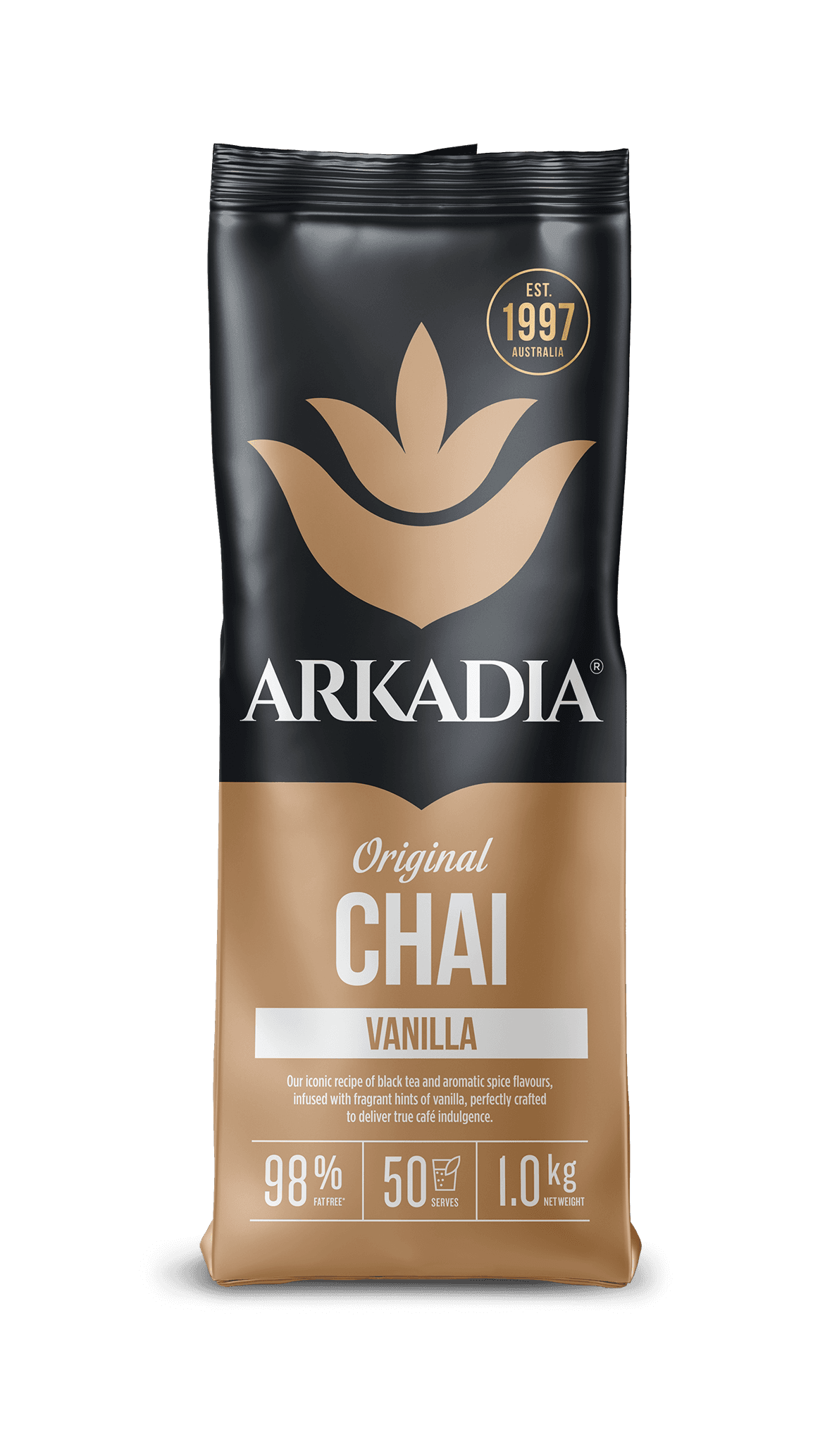 Arkadia Chai Tea Vanilla - 1kg Bag