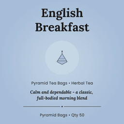 English Breakfast - Pyramid Tea Bags 50 Pack thumbnail 2