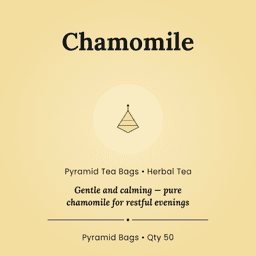 Chamomile - Pyramid Tea Bags 50 Pack thumbnail 2