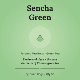 Sencha Green Tea - Pyramid Tea Bags 50 Pack thumbnail 2