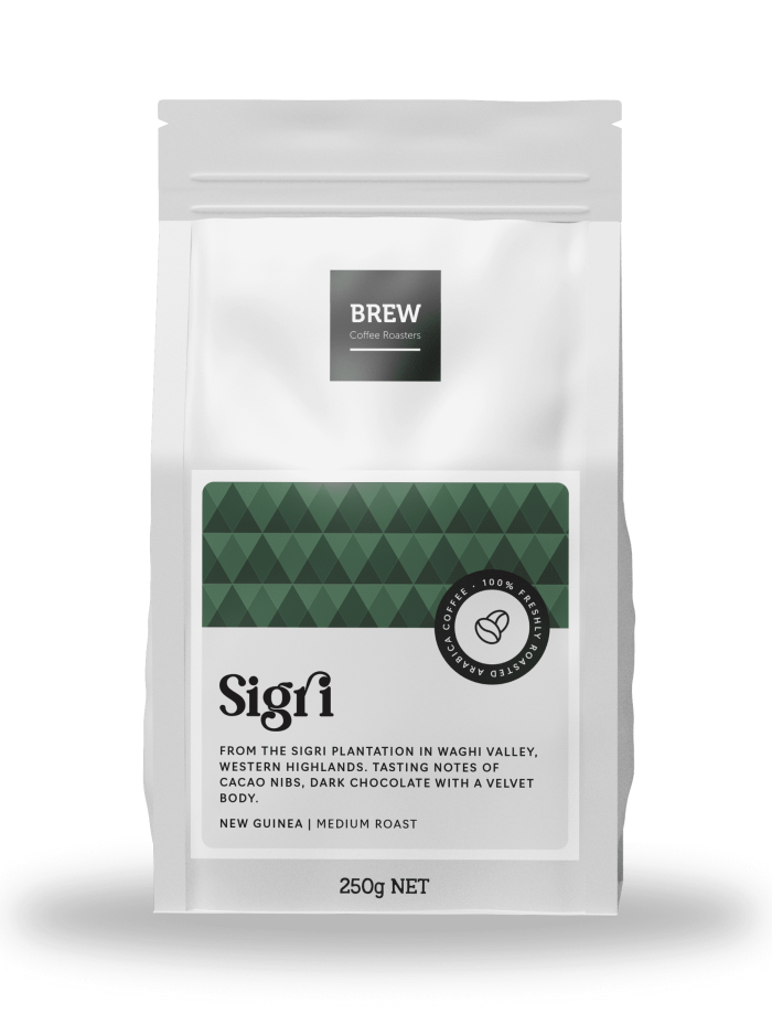 New Guinea Sigri coffee beans